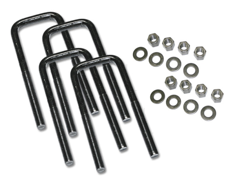 Superlift U-Bolt 4 Pack 9/16x2-1/2x10 Square w/ Hardware-thumbmail-1