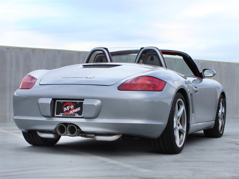 aFe ELITE 05-12 Porsche Boxster S (987.1-987.2) H6 3.4L 304SS Dual Cat-Back w/Dual Polished Tip Exht-thumbmail-3