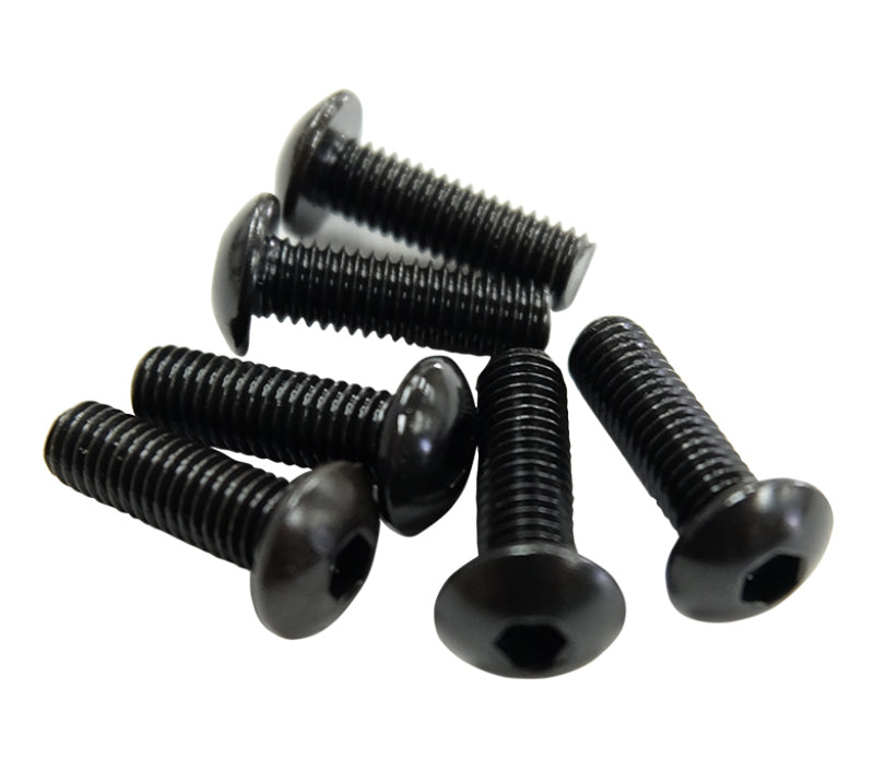NRG Steering Wheel Screw Upgrade Kit (Flat) - Black-thumbmail-2