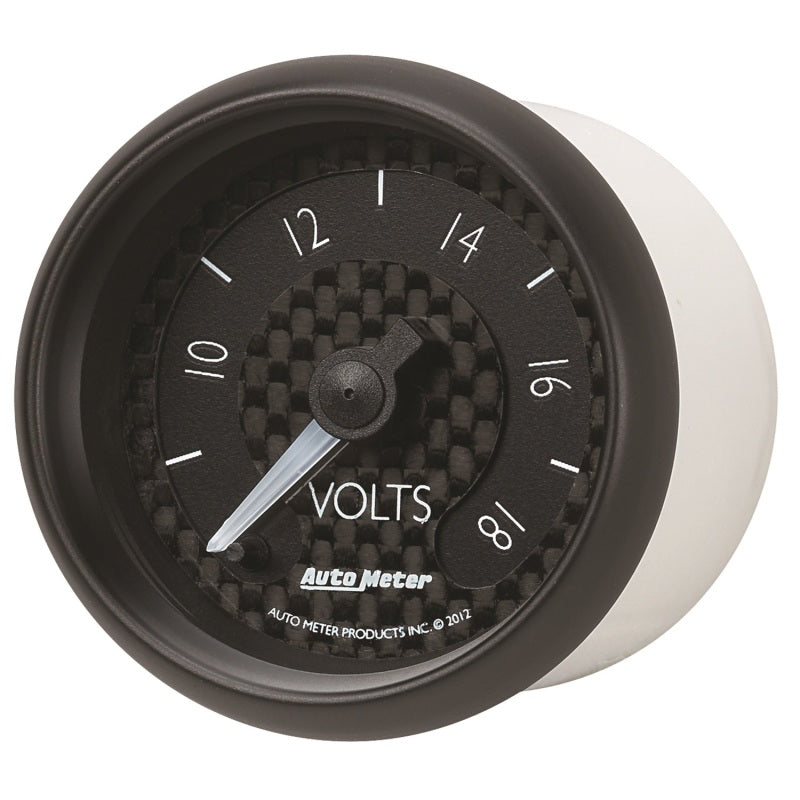 Autometer GT Series 52mm Full Sweep Electronic 8-18 Volts Voltmeter-thumbmail-5