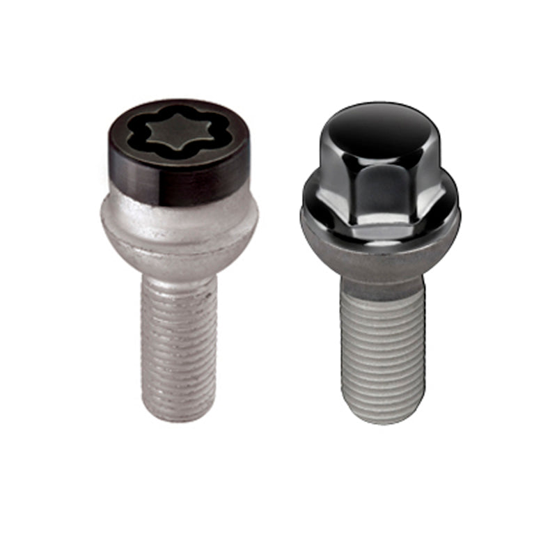 McGard 5 Lug Hex Install Kit w/Locks (Radius Seat Bolt) M14X1.5 / 17mm Hex / 26.3mm Shank L. - Black-thumbmail-3