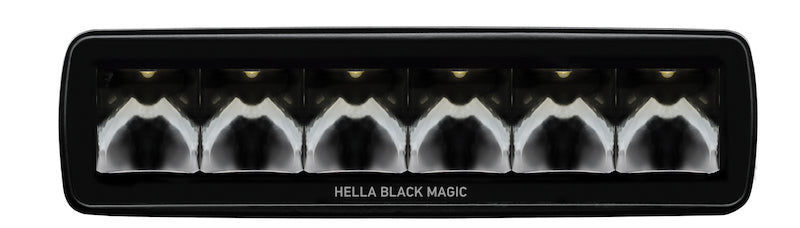 Hella Universal Black Magic 6 L.E.D. Mini Light Bar - Spot Beam-thumbmail-13