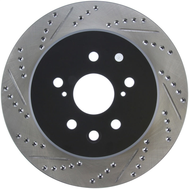 StopTech Slotted & Drilled Sport Brake Rotor Right Rear 13-14 Lexus GS300/350/400/430-thumbmail-4