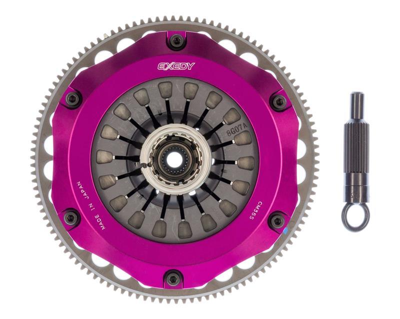 Exedy 1996-1996 Mitsubishi Lancer Evolution IV L4 Hyper Compe-R Twin Cerametallic Clutch Rigid Disc-thumbmail-3