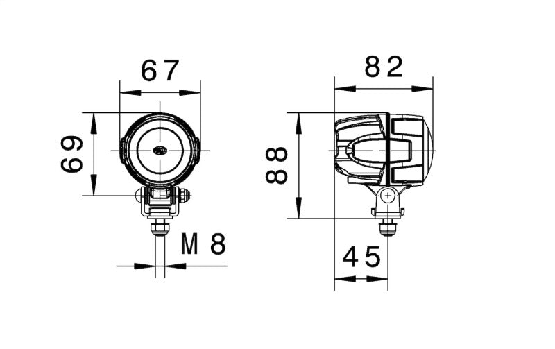 Hella Work Lamp Na 0Gr Md1242 Dt M50 1G0-thumbmail-4