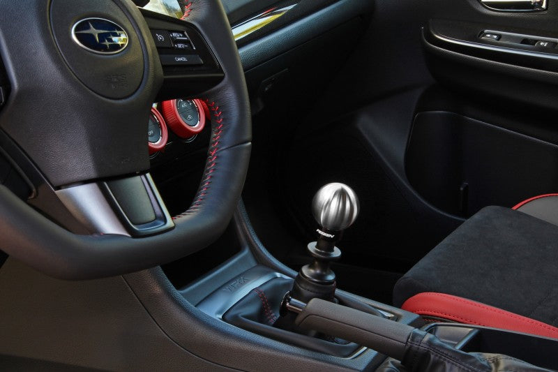 Perrin 15-22 Subaru WRX 2.0in. SS Ball Shift Knob (w/Rattle Fix) - Brushed-thumbmail-3