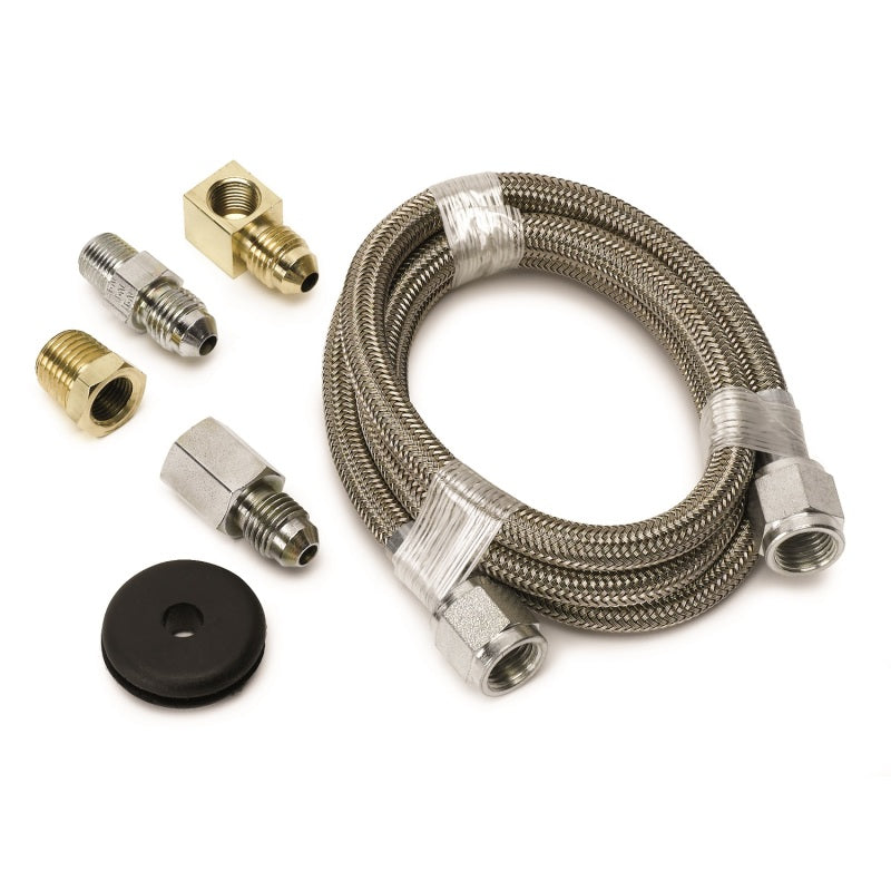 AutoMeter Gauge Fuel Pressure 2-5/8in. 15PSI Mech. Incl. Isolator Carbon Fiber-thumbmail-2
