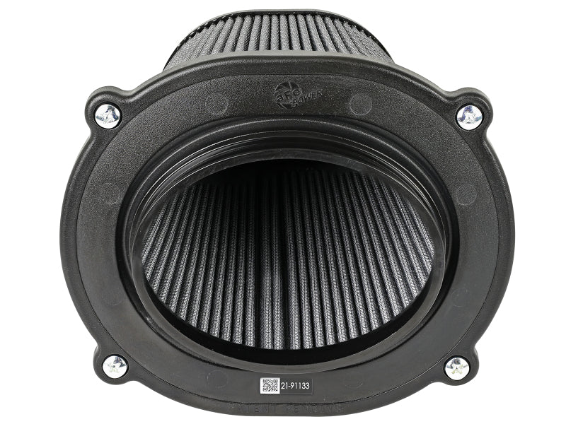 aFe Quantum Pro DRY S Air Filter Inverted Top - 5.5inx4.25in Flange x 9in Height - Dry PDS-thumbmail-4