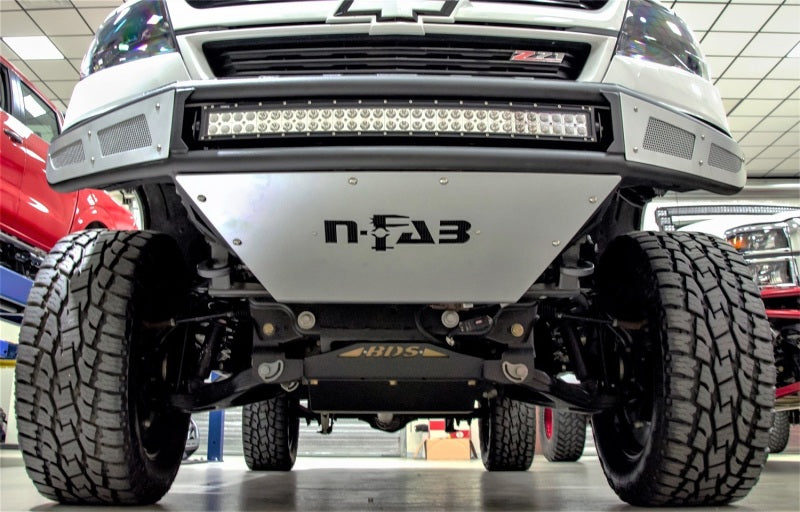 N-Fab M-RDS Front Bumper 15-17 Chevy Colorado - Tex. Black w/Silver Skid Plate-thumbmail-2
