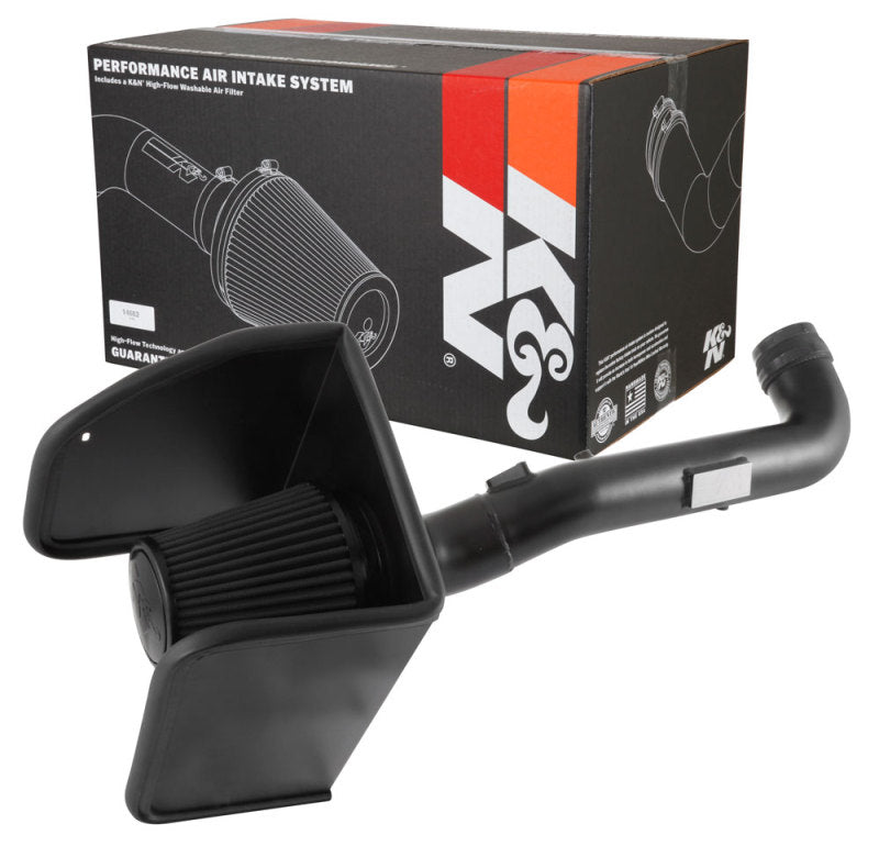 K&N 17-18 Chevrolet Colorado 3.6L V6 Black Performance Intake Kit-thumbmail-15