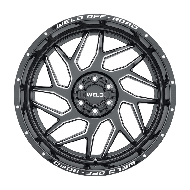 Weld Off-Road W117 20X10 Fulcrum 5X139.7 5X150 ET-18 BS4.75 Gloss Black MIL 110.2-thumbmail-2