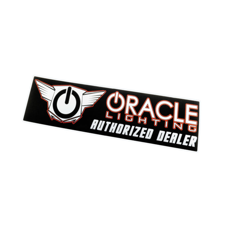 Oracle Authorized Dealer Bumper Sticker - Black/Orange-thumbmail-3
