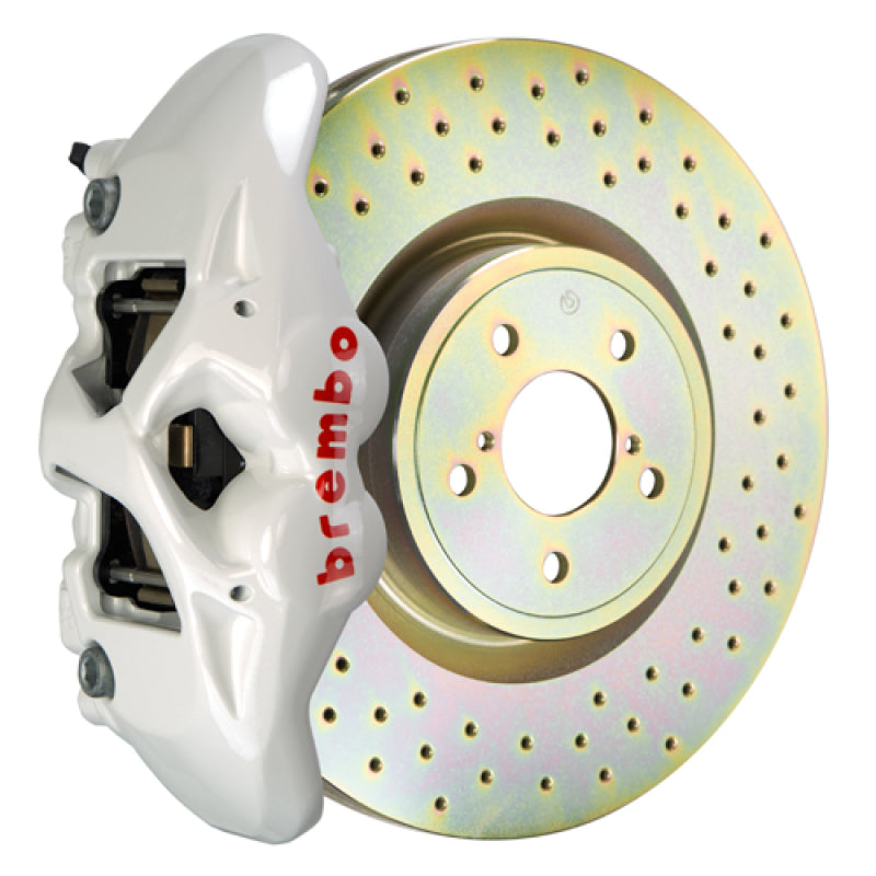 Brembo 15-21 WRX (VA) Front GT BBK 4 Piston Cast 326 x30 1pc Rotor Drilled- White-thumbmail-1