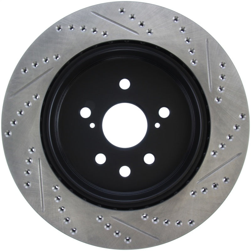 StopTech Slotted & Drilled Sport Brake Rotor Right Rear 13-14 Lexus GS300/350/400/430-thumbmail-5