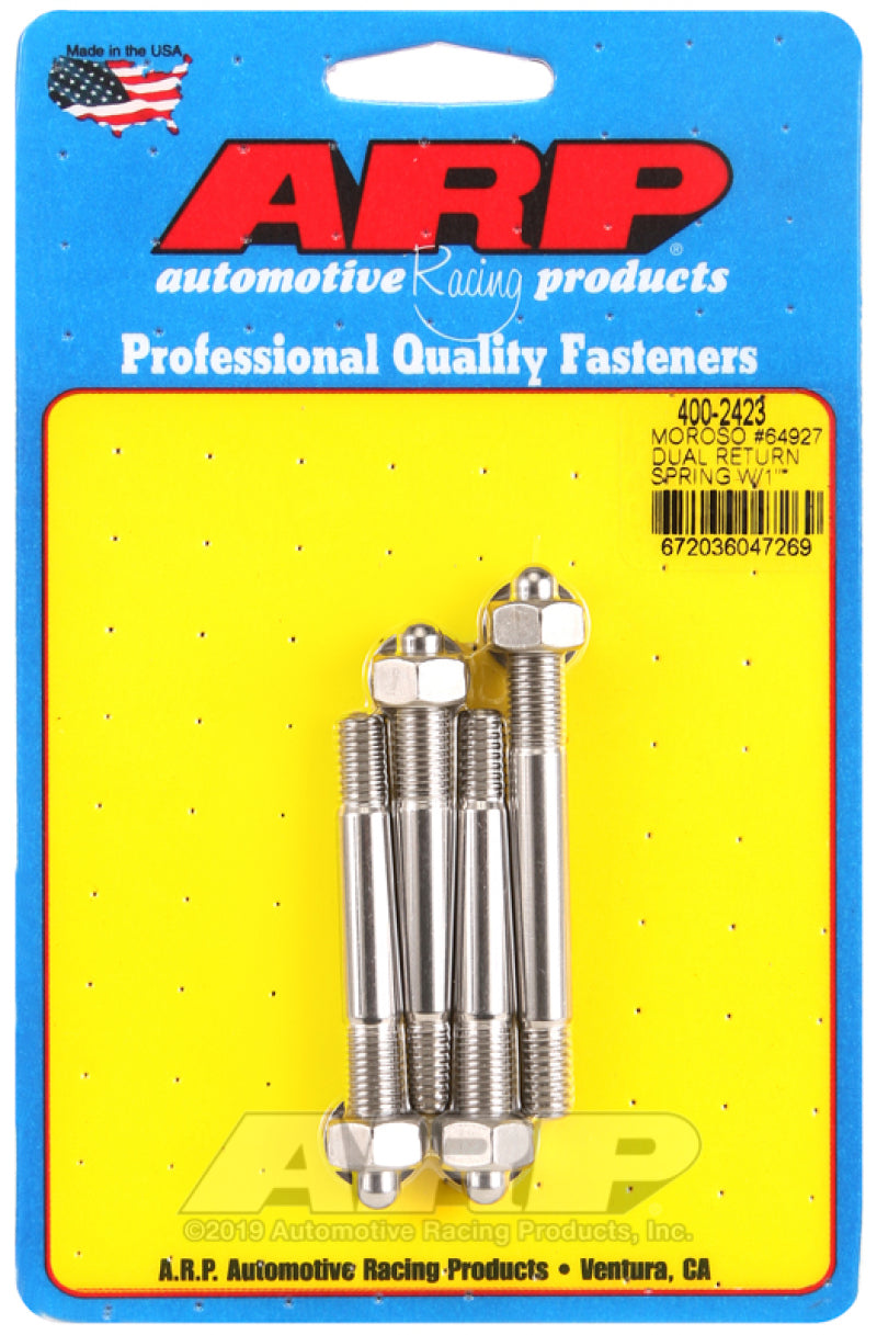 ARP Moroso 64927 Dual Return Spring w/ 1in Spacer Plate SS Carb Stud Kit-thumbmail-1
