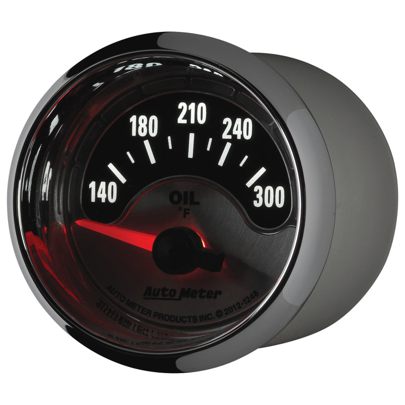 Autometer American Muscle 2-1/16in Short Sweep Electric 140-300 Deg F Oil Temp Gauge-thumbmail-5