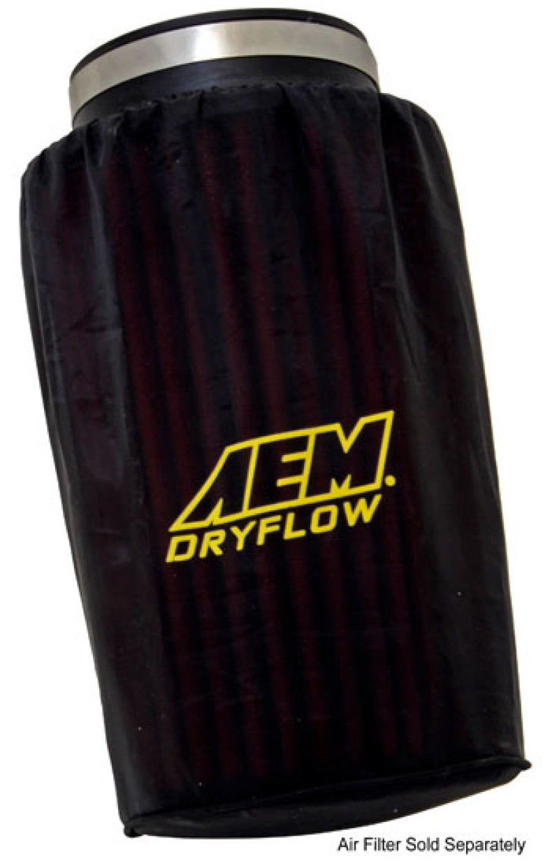 AEM Air Filter Wrap 6 inch Base 5 1/4 inch Top 9 inch Tall-thumbmail-2