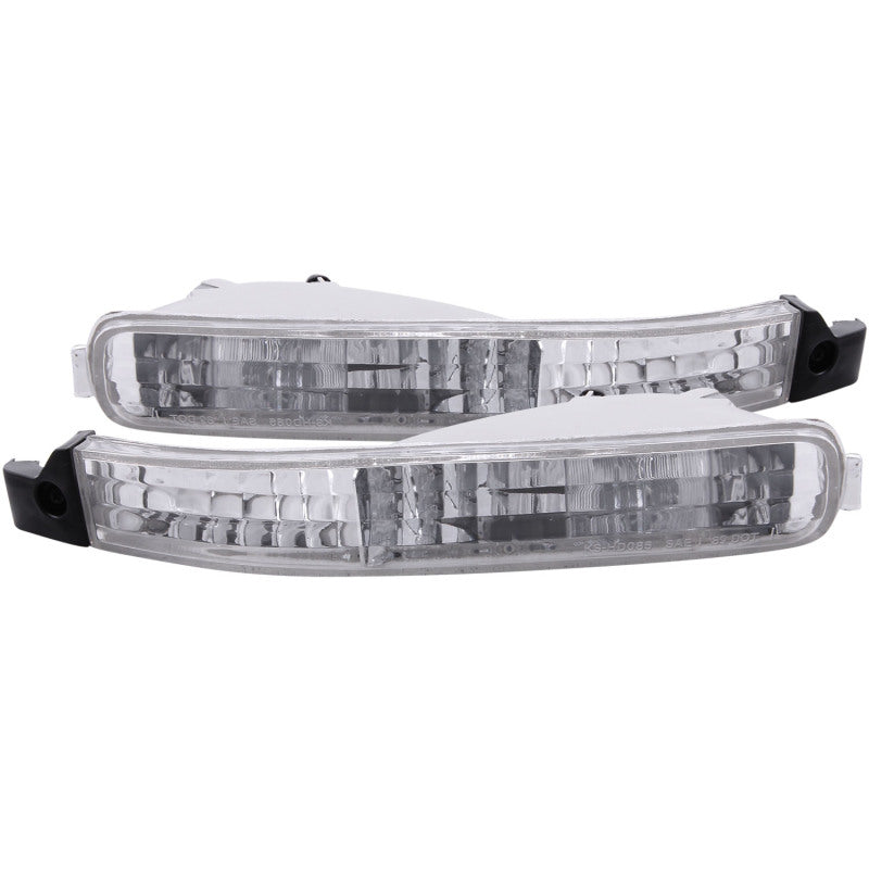 ANZO 1992-1993 Honda Accord Euro Parking Lights Chrome-thumbmail-1