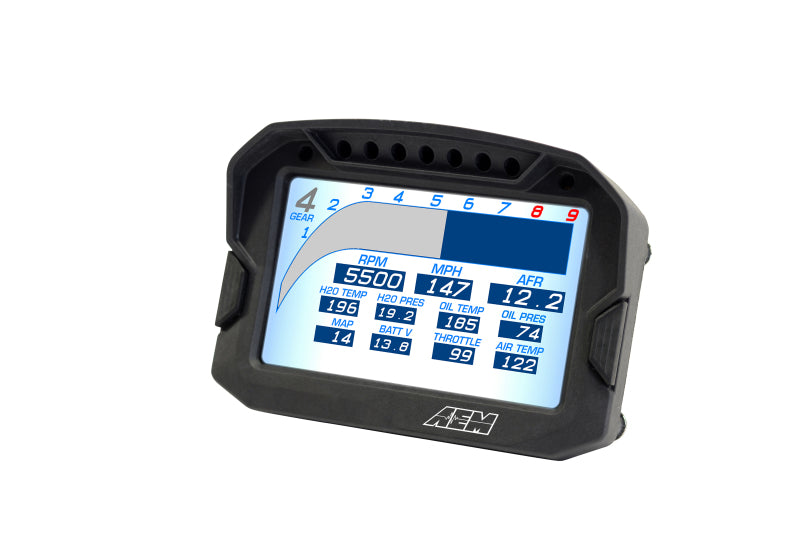 AEM CD-5LG Carbon Logging Digital Dash Display w/ Internal 10Hz GPS & Antenna-thumbmail-15