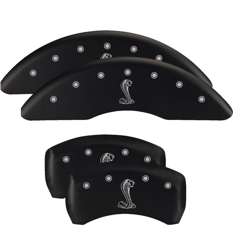 MGP Rear set 2 Caliper Covers Engraved Rear 2015/GT Black finish silver ch-thumbmail-2