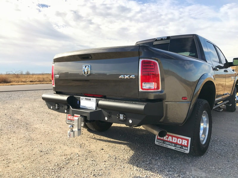 Road Armor 10-18 Dodge 2500 Vaquero Rear Non-Winch Bumper - Tex Blk-thumbmail-3