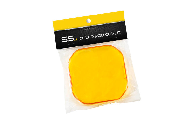 Diode Dynamics SS3 LED Pod Cover Round - Yellow-thumbmail-4