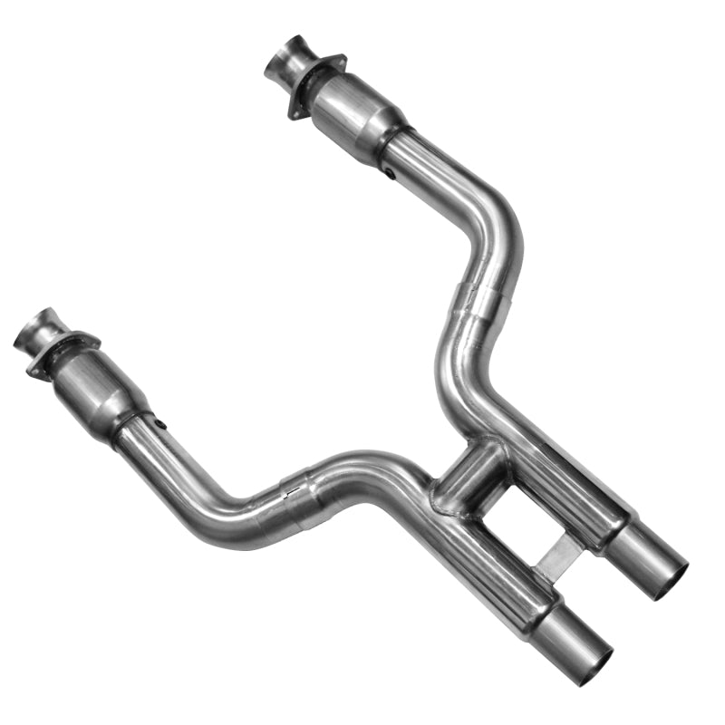 Kooks 07-10 Ford Mustang Shelby GT500 1-3/4 x 3 Header & Green Catted H-Pipe Kit-thumbmail-3