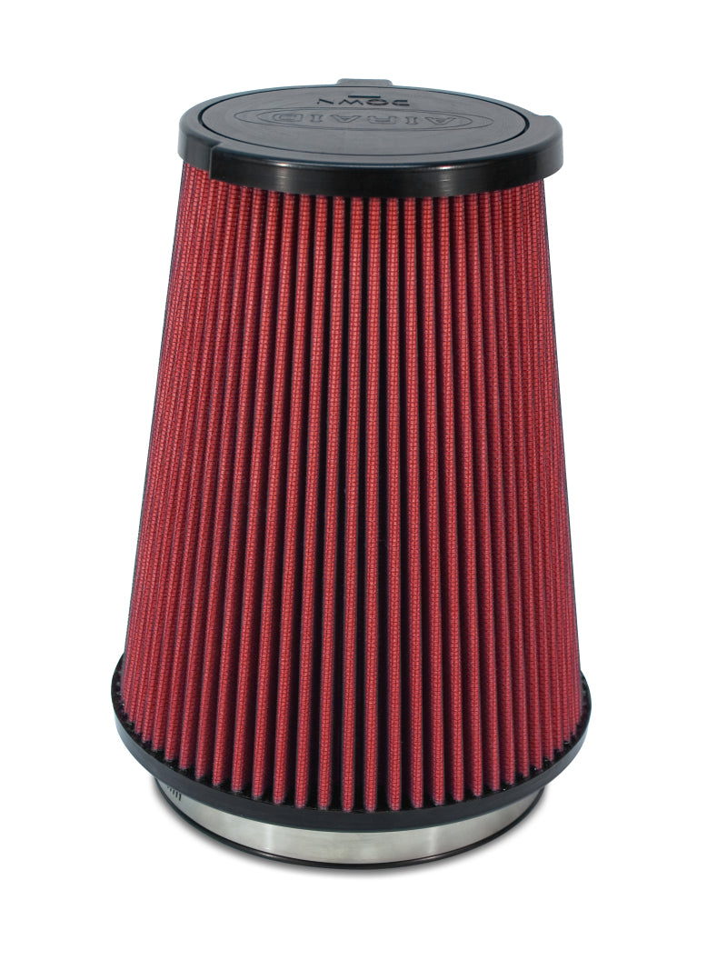 Airaid 10-14 Ford Mustang Shelby 5.4L Supercharged Direct Replacement Filter - Oiled / Red Media-thumbmail-3