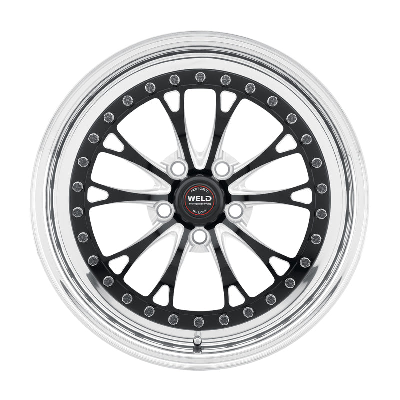 Weld Vitesse 17x10 / 5x4.5mm BP / 8in. BS Low Pad Black Wheel - Polished Non-Beadlock-thumbmail-2