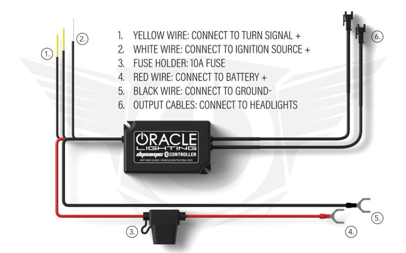 Oracle 18-21 Ford Mustang Dynamic DRL Upgrade w/ Halo Kit & Sequential Turn Signal - ColorSHIFT-thumbmail-20
