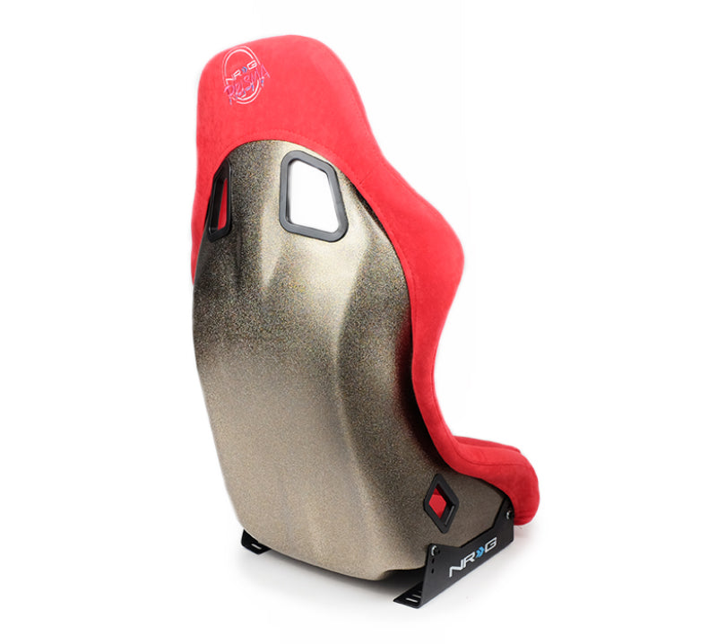 NRG FRP Bucket Seat ULTRA Edition - Medium (Red Alcantara/Pearlized Back)-thumbmail-8