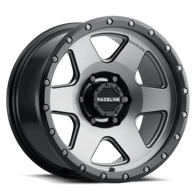 Raceline 946G Boost 18x9in / 5x150 BP / 12mm Offset / 112.2mm Bore - Gunmetal Wheel-thumbmail-1
