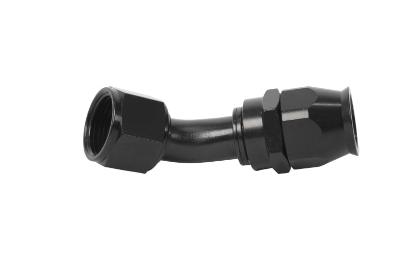 Aeromotive PTFE Hose End - AN-12 - 45 Deg - Black Anodized-thumbmail-2