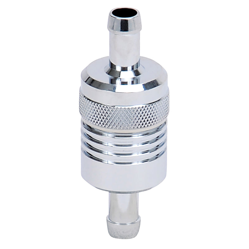 Russell Performance Chrome Street Fuel Filter (3in Length 1-1/8in diameter 3/8in inlet/outlet)-thumbmail-7