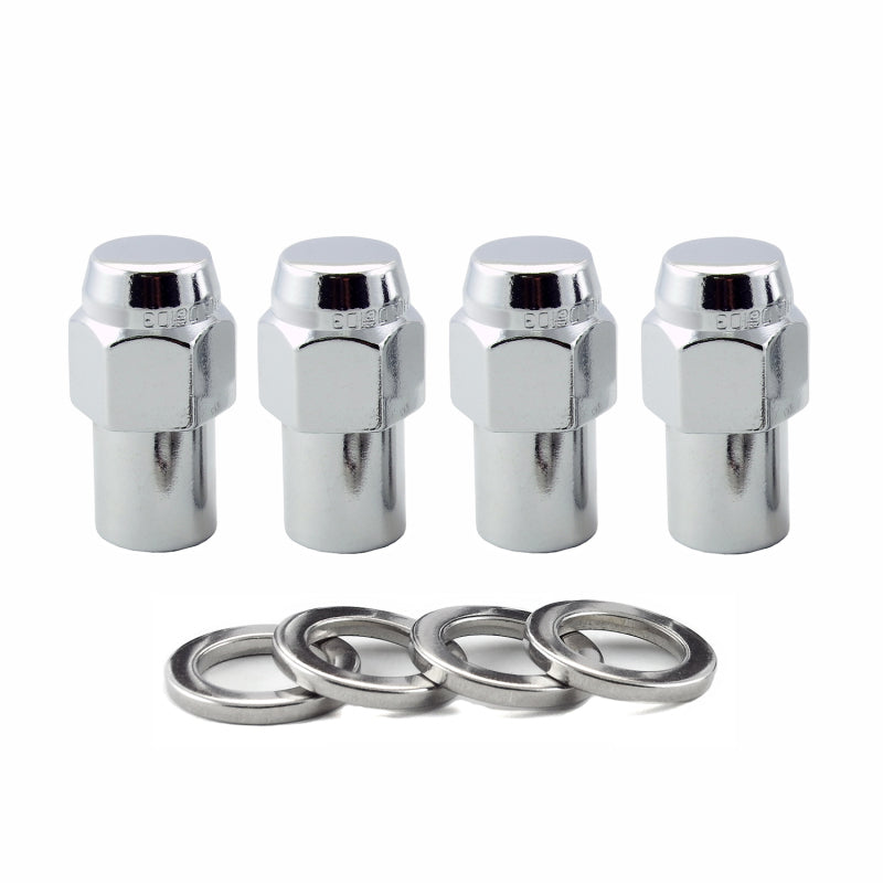 McGard Hex Lug Nut (Reg. Shank - .746in.) M12X1.25 / 13/16 Hex / 1.65in. Length (4-Pack) - Chrome-thumbmail-3
