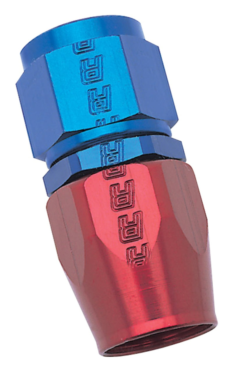 Russell Performance -12 AN Red/Blue Straight Full Flow Hose End-thumbmail-4