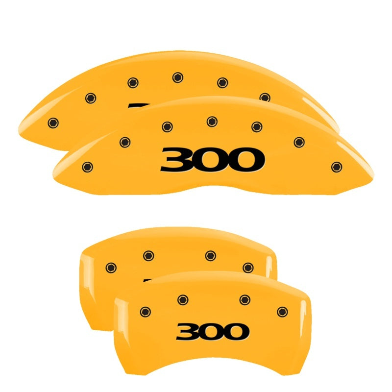 MGP 4 Caliper Covers Engraved Front & Rear MGP Yellow finish black ch-thumbmail-2