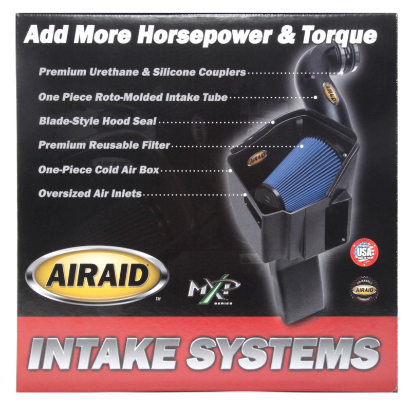 Airaid 11-14 Ford Mustang 3.7L V6 MXP Intake System w/ Tube (Dry / Red Media)-thumbmail-16