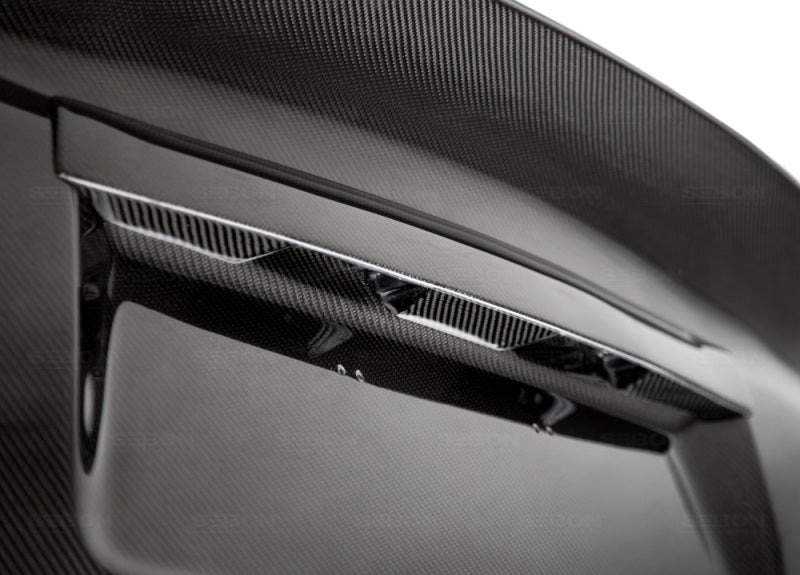 Seibon 08-14 Subaru Impreza WRX/STi 4dr C-style Carbon Fiber Trunk Lid-thumbmail-5