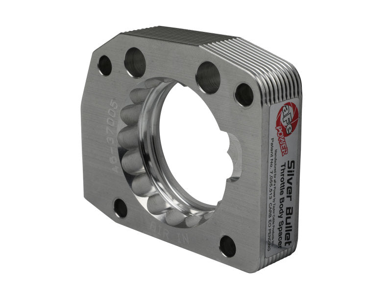 aFe 00-03 Honda S2000 L4 2.0L Silver Bullet Throttle Body Spacer - Silver-thumbmail-2