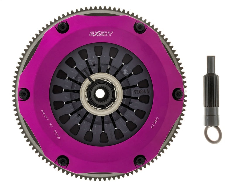 Exedy 96-06 Mitsubishi Evo 4-9 4G63T 2.0L Twin-Organic Clutch Kit-thumbmail-3