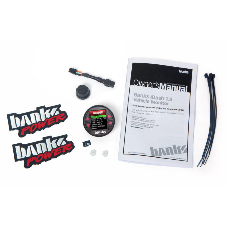 Banks Power iDash 1.8 DataMonster Universal CAN Gauge for use w/Banks Bus Modules-thumbmail-17