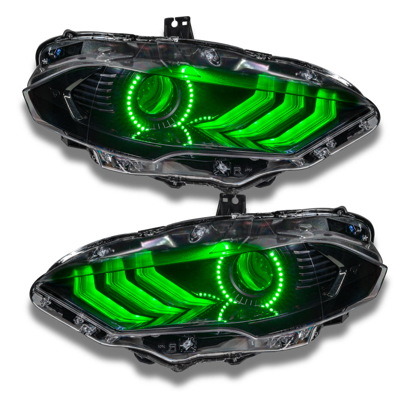 Oracle 18-21 Ford Mustang Dynamic DRL Upgrade w/ Halo Kit & Sequential Turn Signal - ColorSHIFT-thumbmail-21