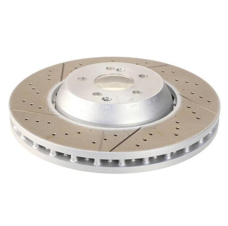 SHW 11-15 Mercedes-Benz C63 AMG 6.3L Front Drilled-Slotted Lightweight Brake Rotor-thumbmail-2
