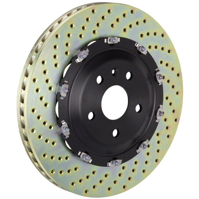 Brembo 06-08 RS4 Front 2-Piece Discs 380x34 2pc Rotor Drilled-thumbmail-1