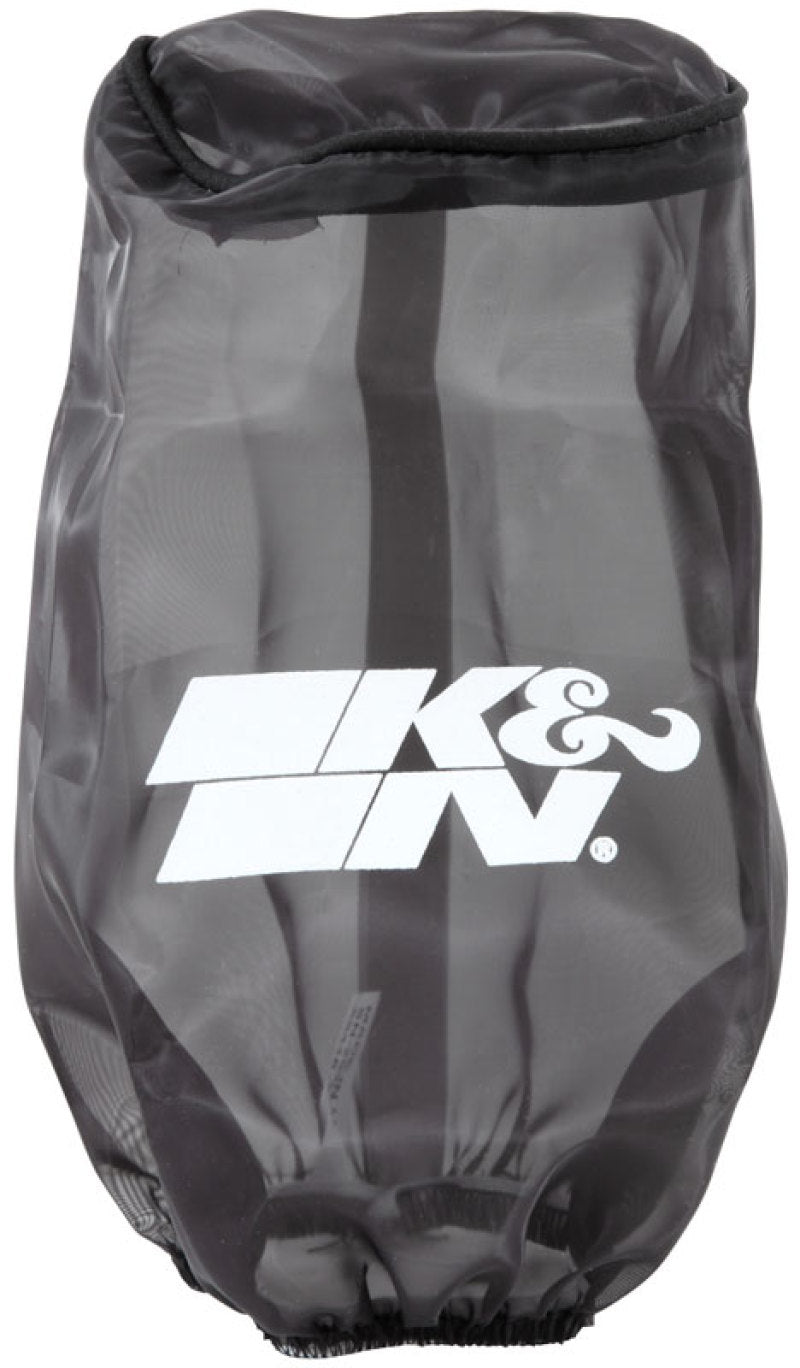 K&N Filter Wrap Drycharger Oval Tapered Black - 3.25in Base I/S Width x 2.5in Top I/S Width x 7in H-thumbmail-2