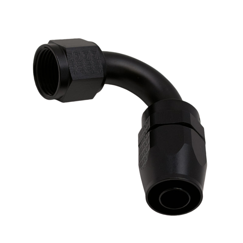 DeatschWerks 10AN Female Flare Swivel 120-Degree Hose End CPE - Anodized Matte Black-thumbmail-2