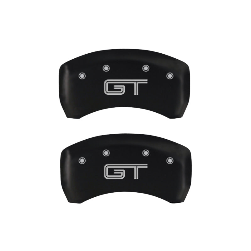 MGP Rear set 2 Caliper Covers Engraved Rear GT Red finish silver ch-thumbmail-4