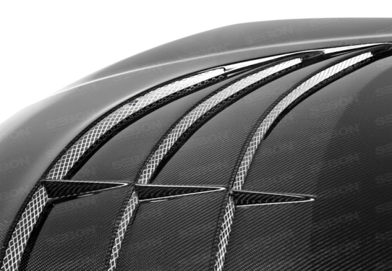 Seibon 13-16 Hyundai Genesis SC Carbon Fiber Hood-thumbmail-3