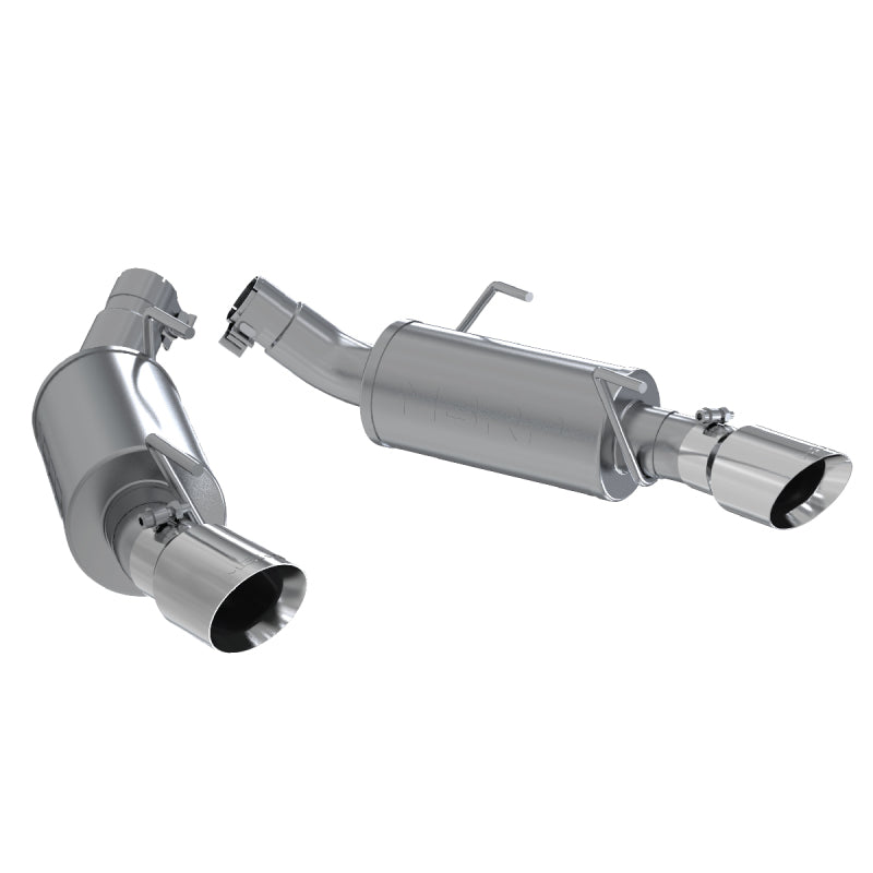 MBRP 05-10 Ford Mustang GT 5.0/Shelby GT500 Dual Mufflers Axle Back Split Rear AL-thumbmail-3